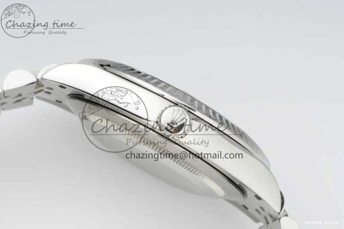 0103 EasyCare DateJust 36 DIWF 1:1 Best Edition 904L Steel Blue Stick Dial on Jubilee Bracelet SA 2317